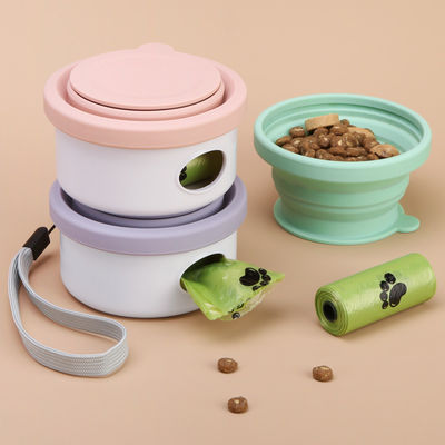 주문 150ml 실리콘 접이식 개 그릇 OEM ODM 접이식 개 그릇 애완 동물 먹이기 온라인 제조