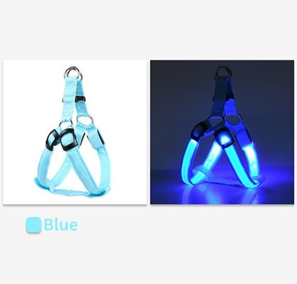 주문 LED 야간 개 허리 웨스트 재충전 가능한 USB 반사 디자인 조정 가능한 리쉬 야외 산책 온라인 제조