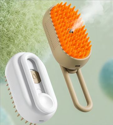 주문 반려동물 털 제거 증기 브러쉬 정화 3 in 1 폴더 핸들 Comb De-fluffing 고양이 combs 온라인 제조