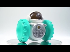 애완동물 장난감 ABS PC 재미 IQ 트리트 인터랙티브 음식 분배 공 개와 고양이 애완동물