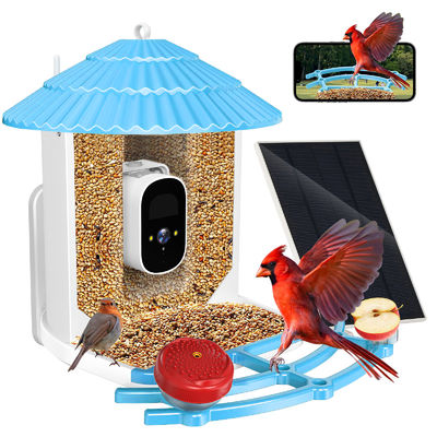 IP66 방수 4MP 스마트 조류 먹이기 2.5L 야생 동물 스마트 조류 카메라