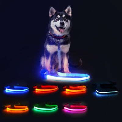 120cm LED 강아지 리시 재충전 가능한 USB 조명형 개 리시 개인화