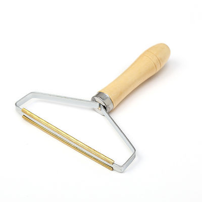 반려동물 탈모제 브러쉬 목조 손잡이 정화제품 스테인레스 스틸 청소용 개 고양이