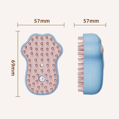 맞춤형 로고 0.2 파운드 애완동물 털 제거 브러쉬, 흰색 상자 포장, 사계절 사용