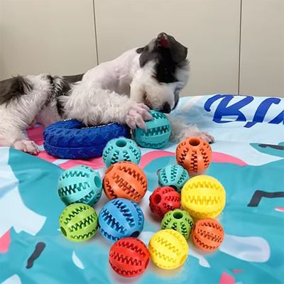 반려동물 개 고무 호기심 분배 공 은닉 음식 퍼즐 물식 인터랙티브 반려동물 공 씹기